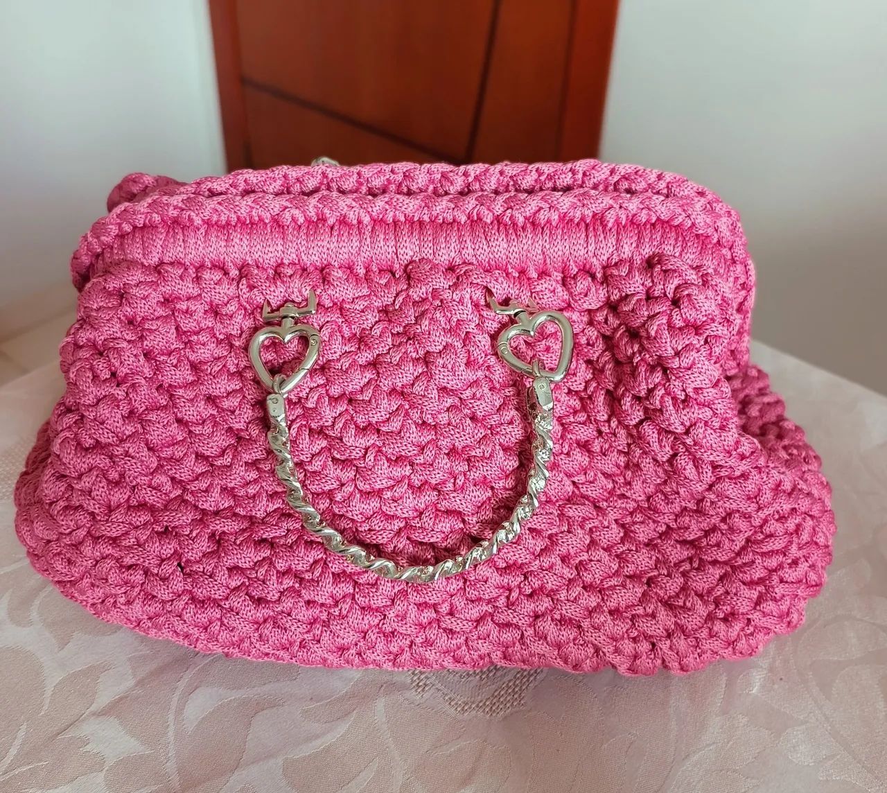 Bolsas de crochê novas - Foto 4