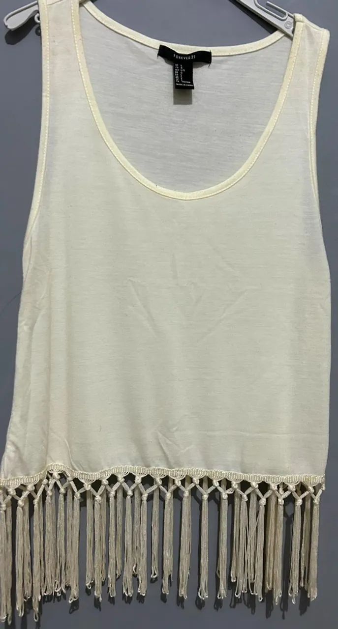 regata cropped bege da Forever 21
