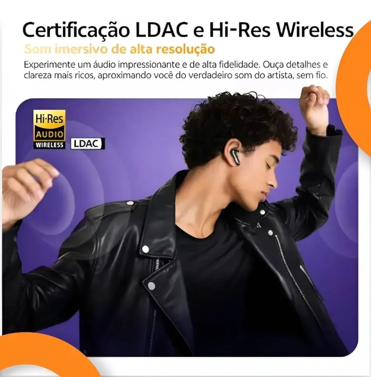Fone Qcy N70 Bluetooth 6.0 Cancelamento ativo adaptável  - Foto 3