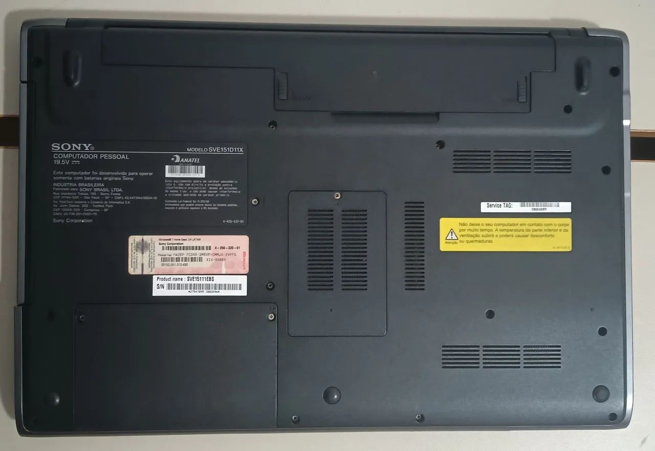 Vendo Notebook Sony Vaio (Placa Mãe Ruim) - Foto 3