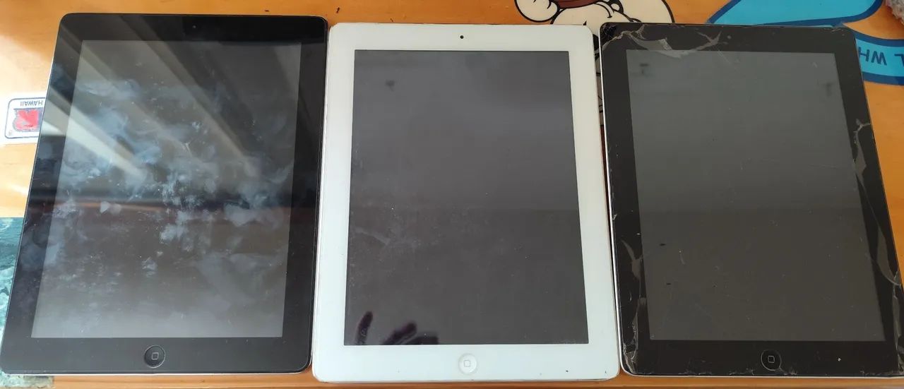 Lote Com 3 iPads Apple (Modelos Clássicos)