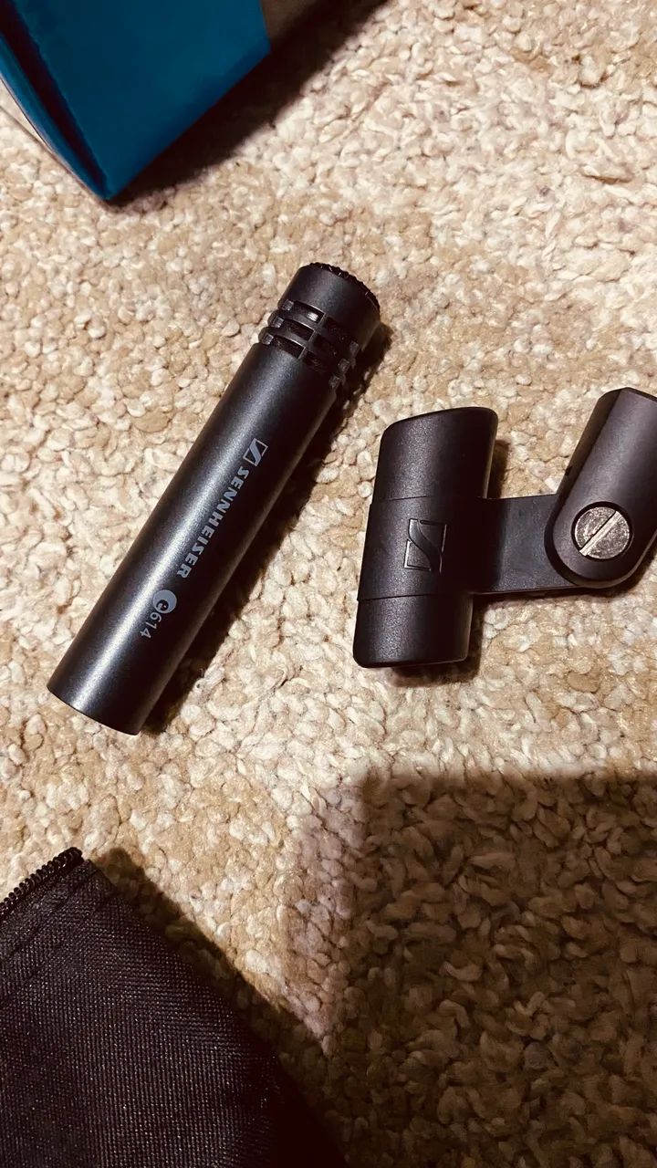Microfone Sennheiser Evolution E 614 Condensador Supercardioide