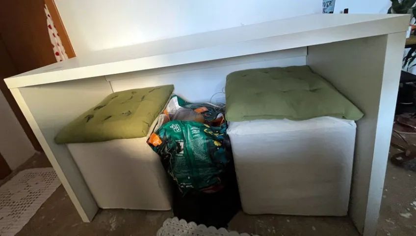 mesa bancada branca - Foto 2