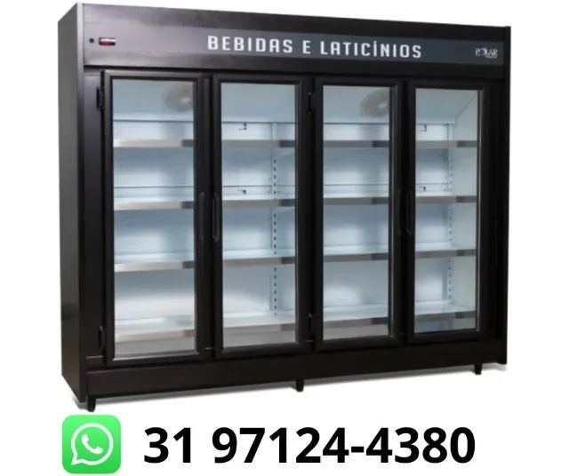 Geladeira Expositora Refrigerada 4 Portas Polar