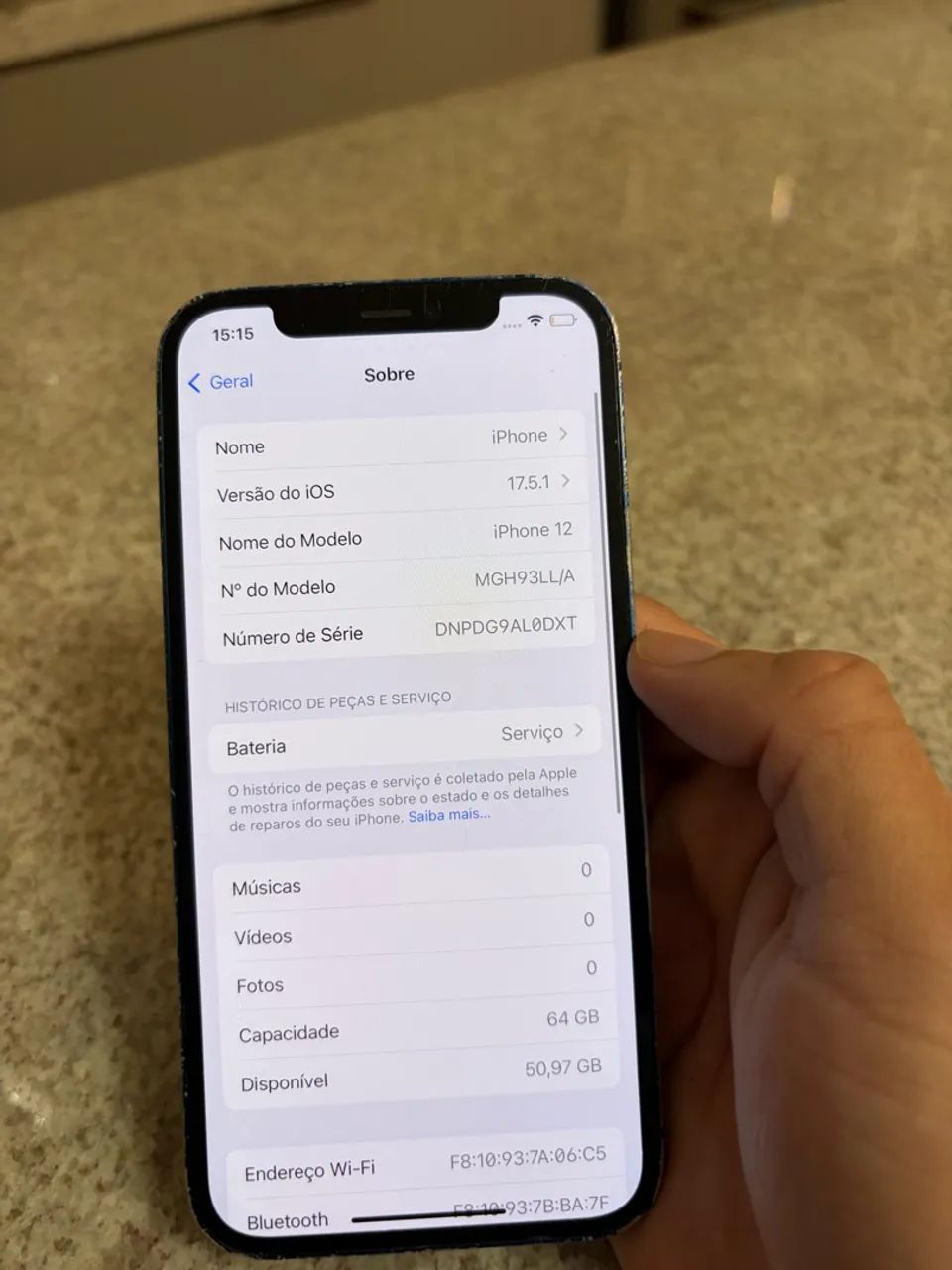 iPhone 12 Azul 64 GB | Funcionando 100% com avarias - Foto 4