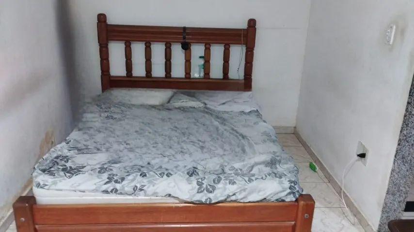 Cama casal madeira 