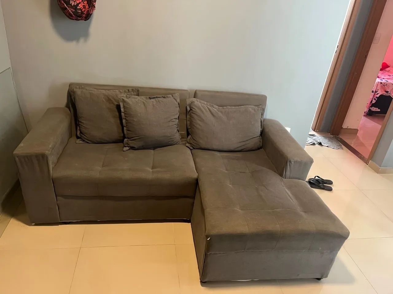 sofá cama 3 lugares 