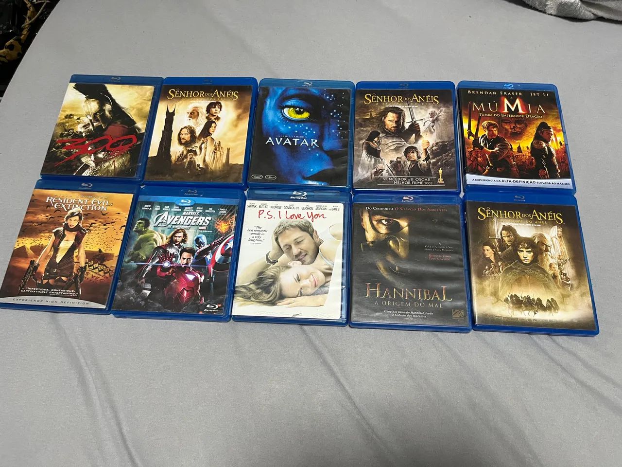 10 dvd blu-ray original 