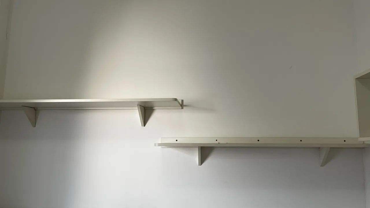 Duas prateleiras mdf branca - Foto 2