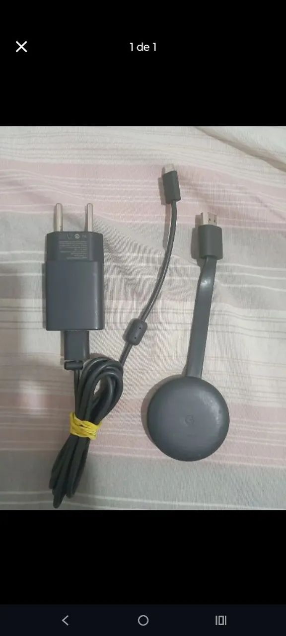 CHROMECAST ORIGINAL DA GOOGLE, TRANSFORME SUA TV EM SMARTV