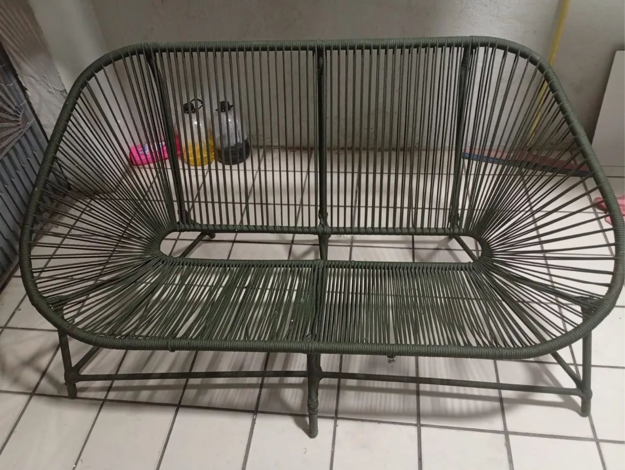 Vendo sofá namoradeira corda náutica  - Foto 2
