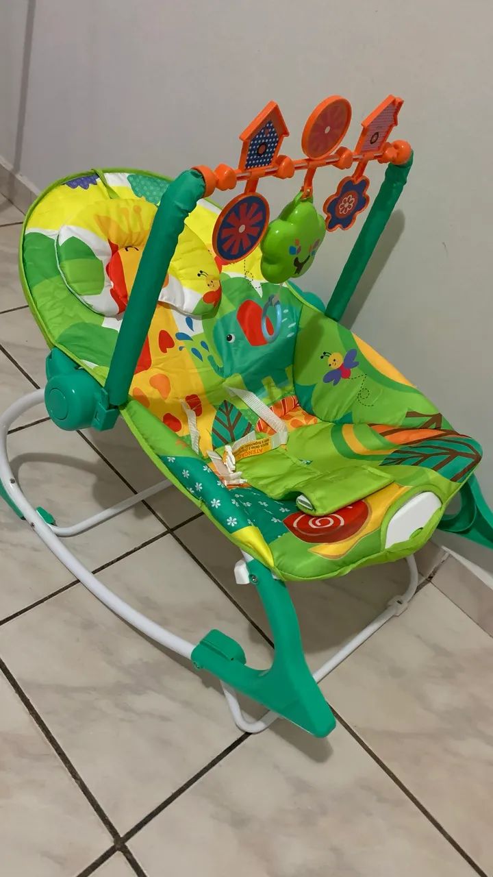Cadeira de descanso e balanço de bebe galzerano