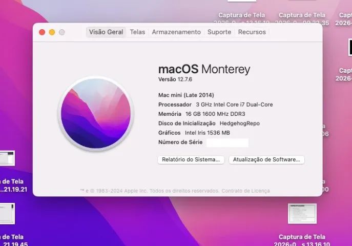 Mac mini Late 2014 Intel Core i7 3.0 ghz 16GB RAM - Computadores e