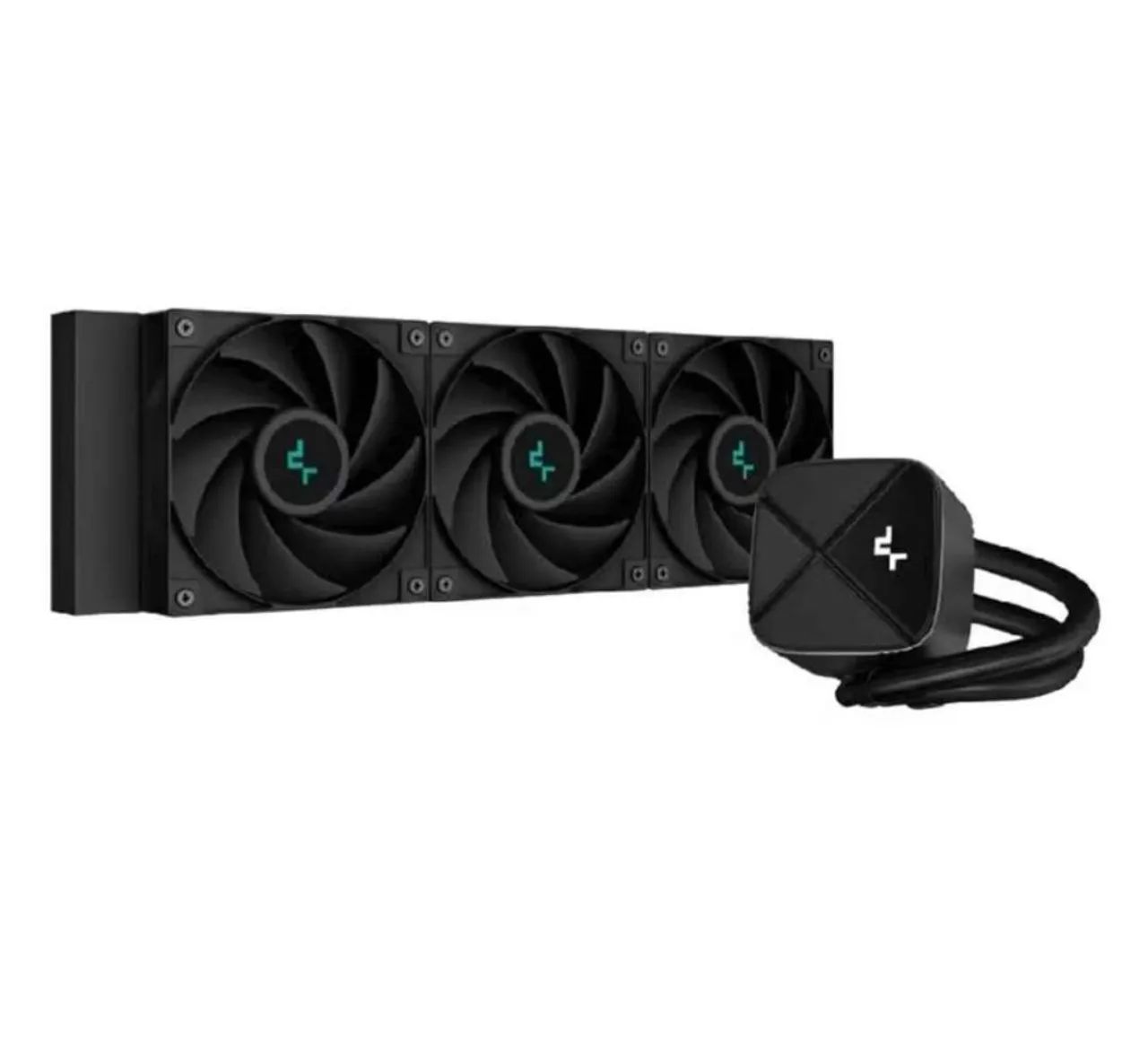 Watercooler Deepcool Ls720s Zero Dark 360mm Intel-AMD, Preto
