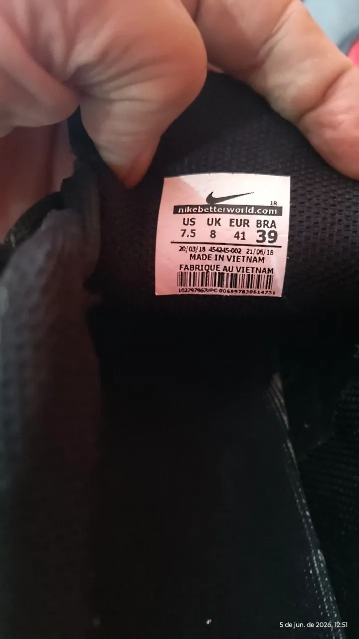 Tênis Nike Red em couro número 39 - Foto 3