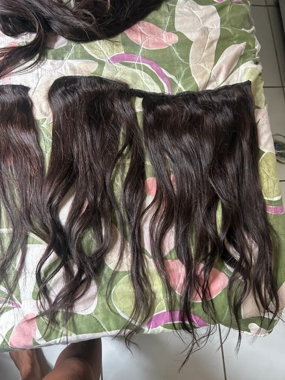 Cabelo humano 200gramas 65 cm - Foto 3