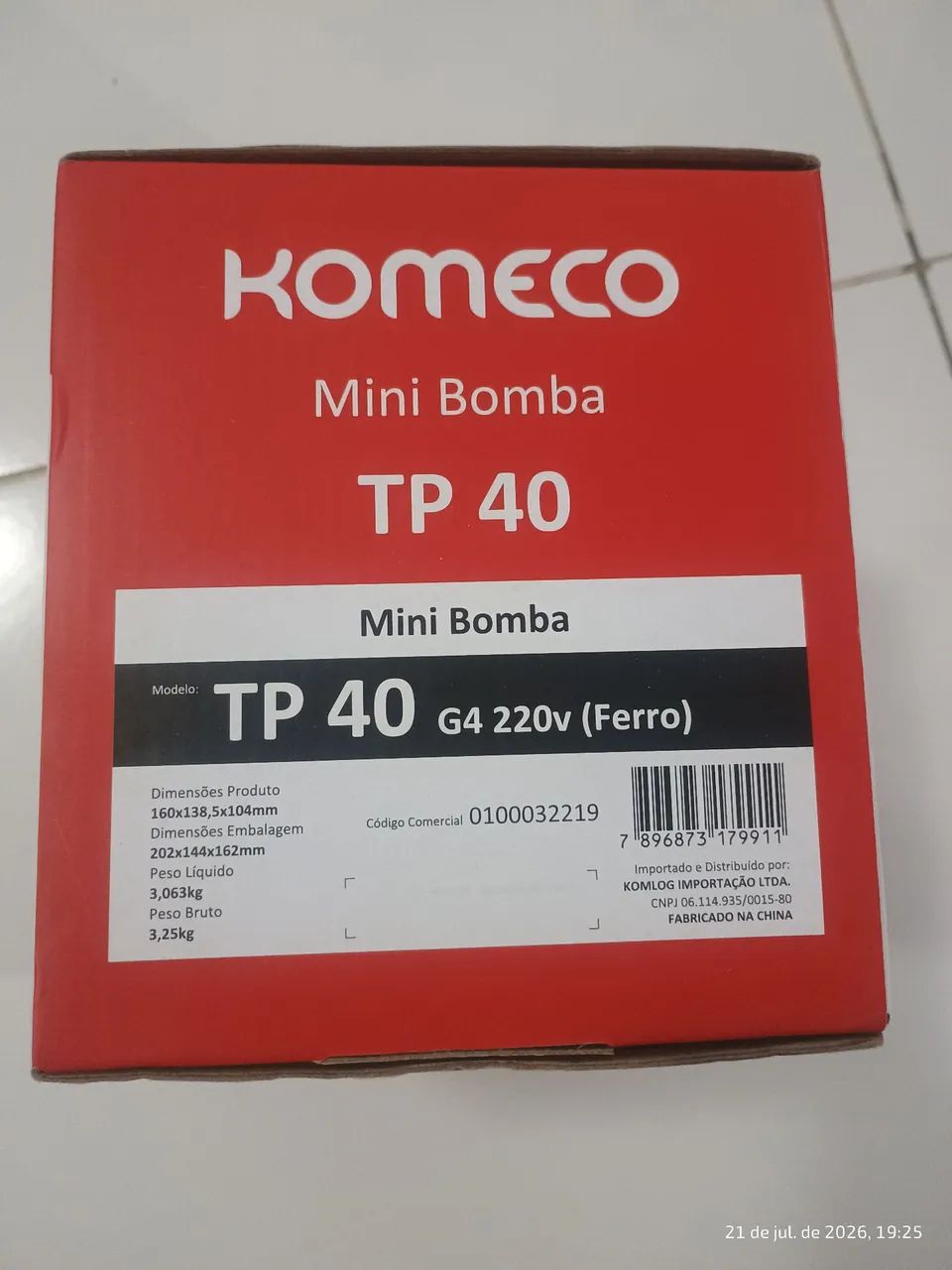 Mini bomba TP 40 Komeco - Foto 2