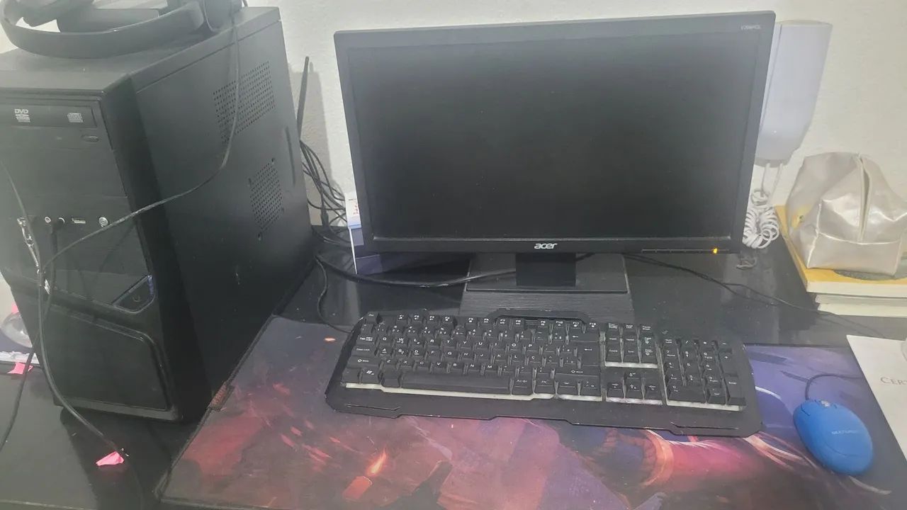 PC,  completo , funcionando perfeitamente bem  - Foto 2