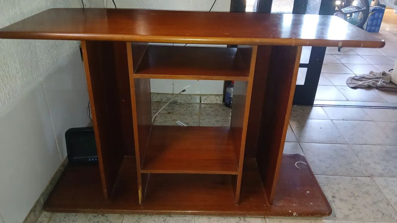 Hack/estante de TV de madeira  - Foto 3