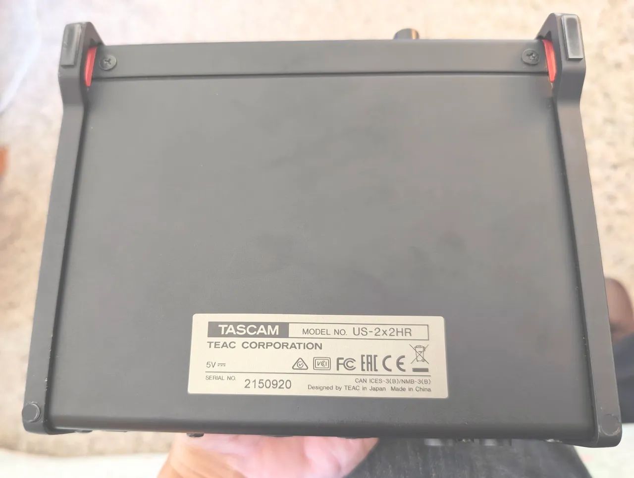 Interface de áudio Tascam US-2X2HR (venda ou troca) - Foto 3