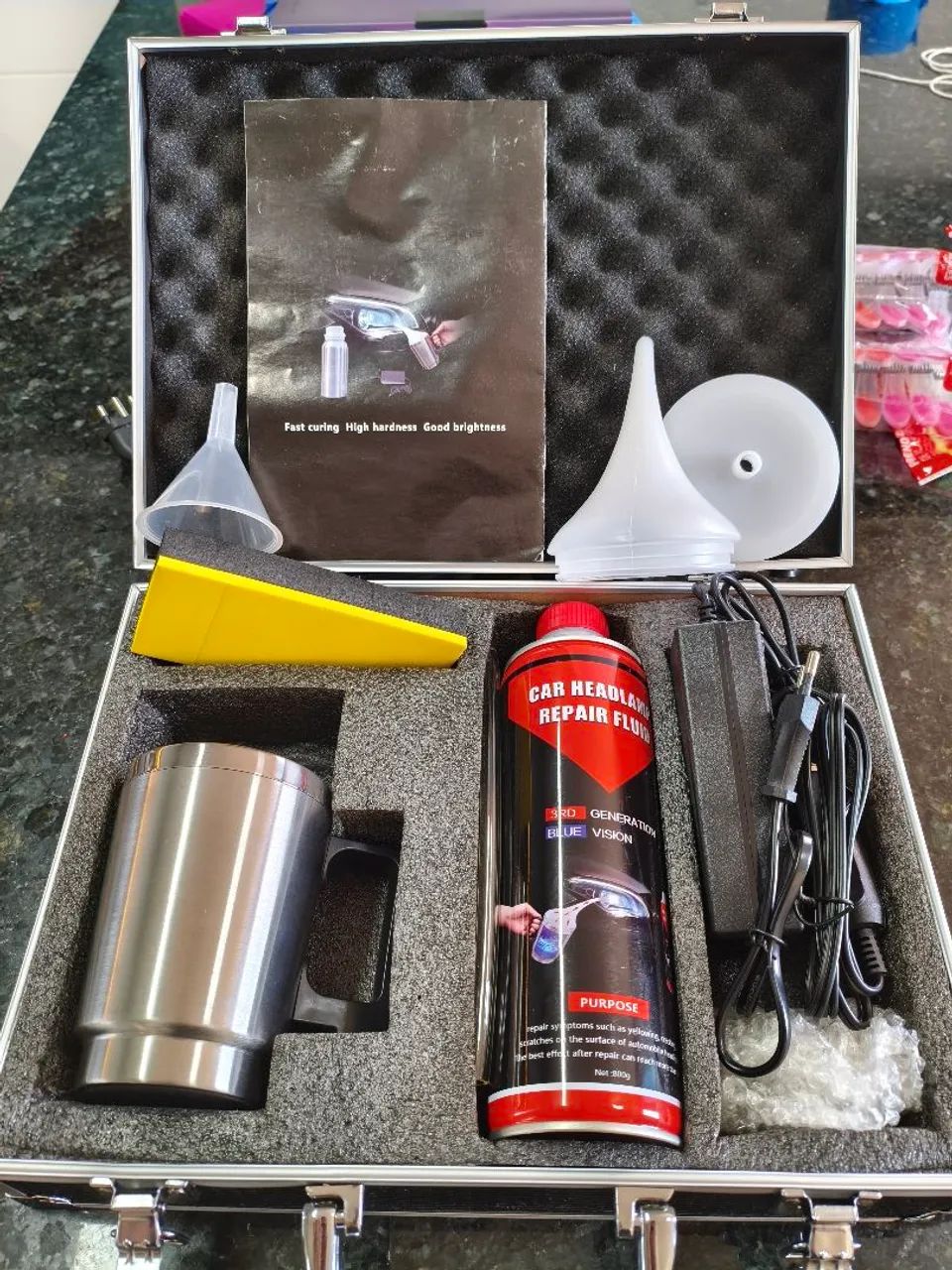 Kit revitalizandor de faróis  - Foto 2