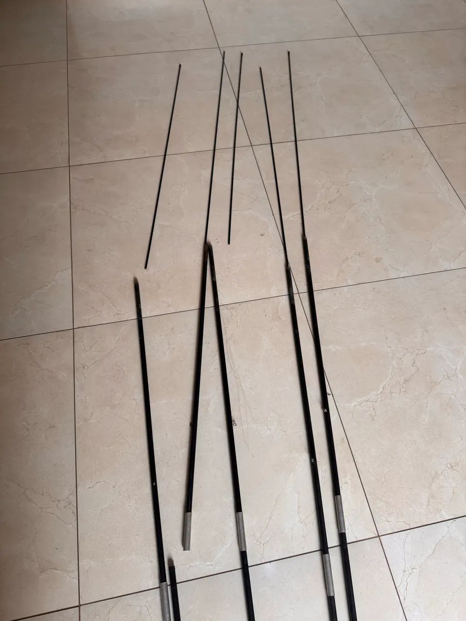 Varetas para wind banner 3 metros