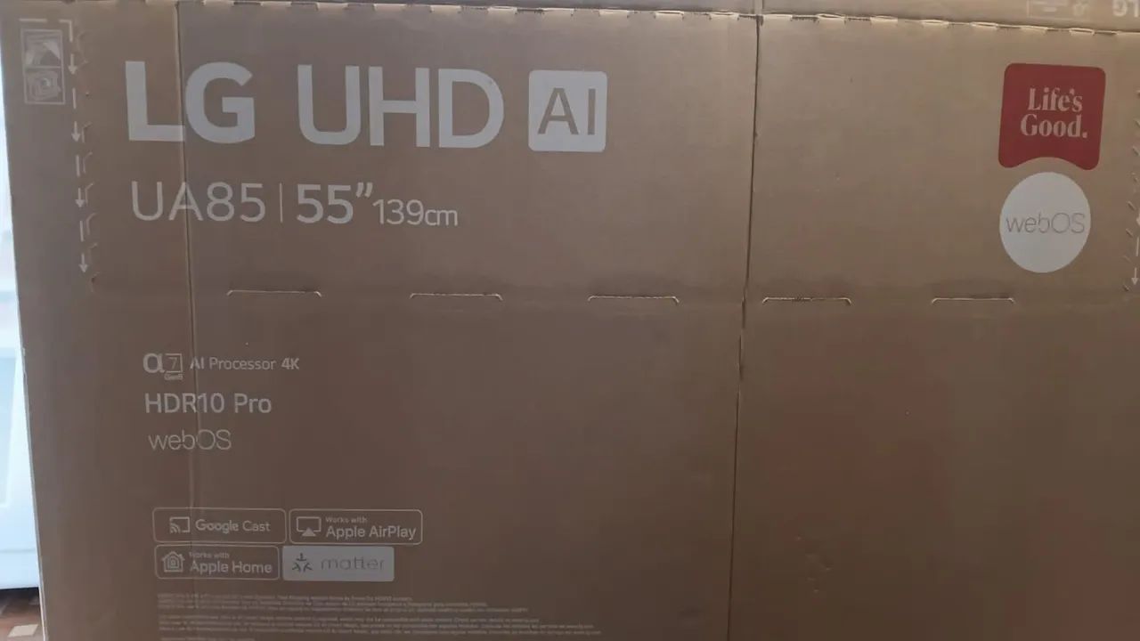 Vendo tv lg 55 polegadas ua8550 zerada sem nenhum detalhe. - Foto 4