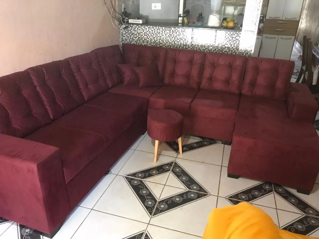 sofá em L com shaise - tamanho familia - Foto 2