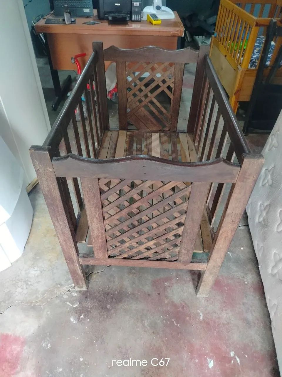 Mini berço de sucupira  - Foto 3