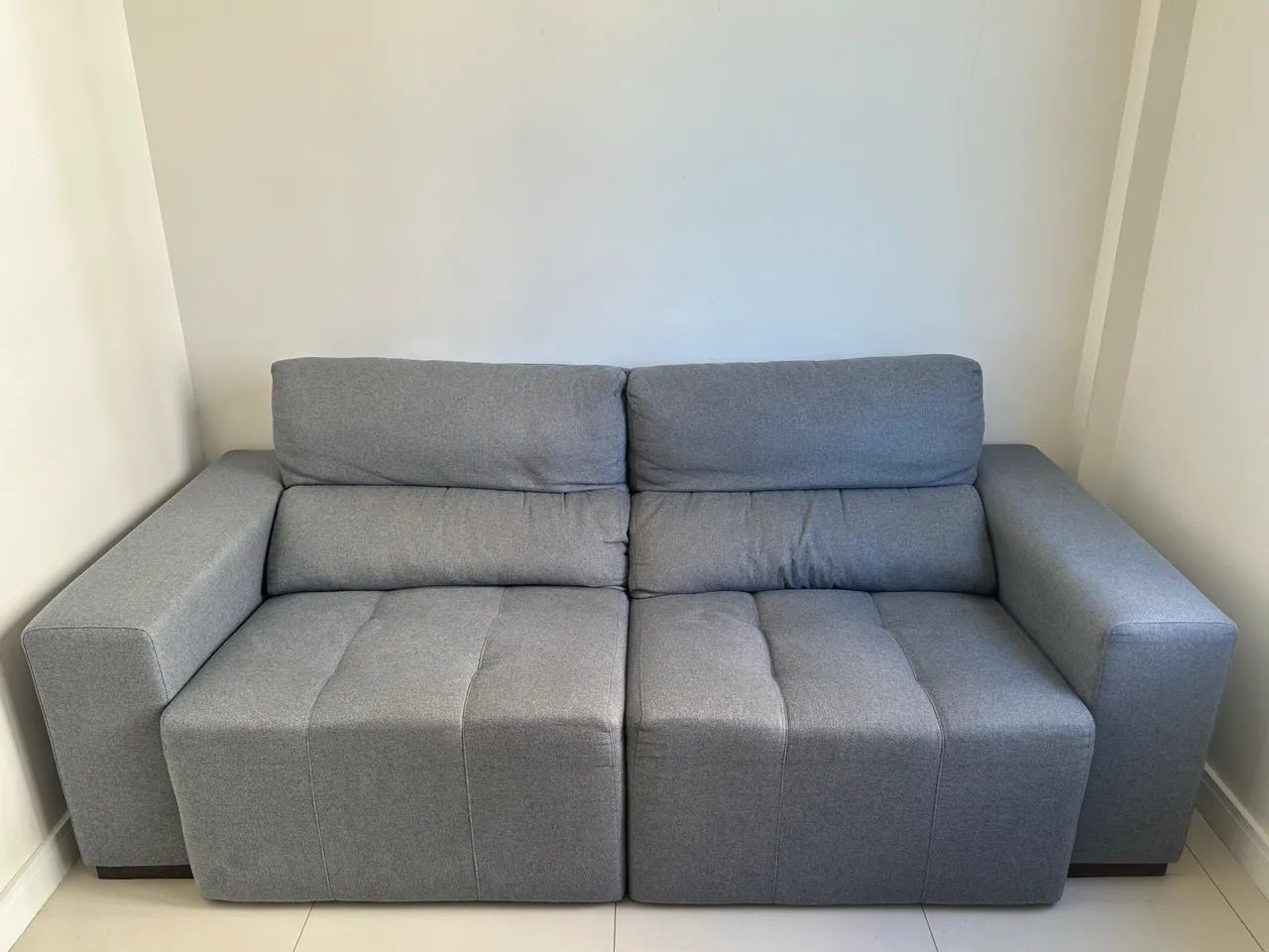 Lindo sofá cama retrátil lar shopping  