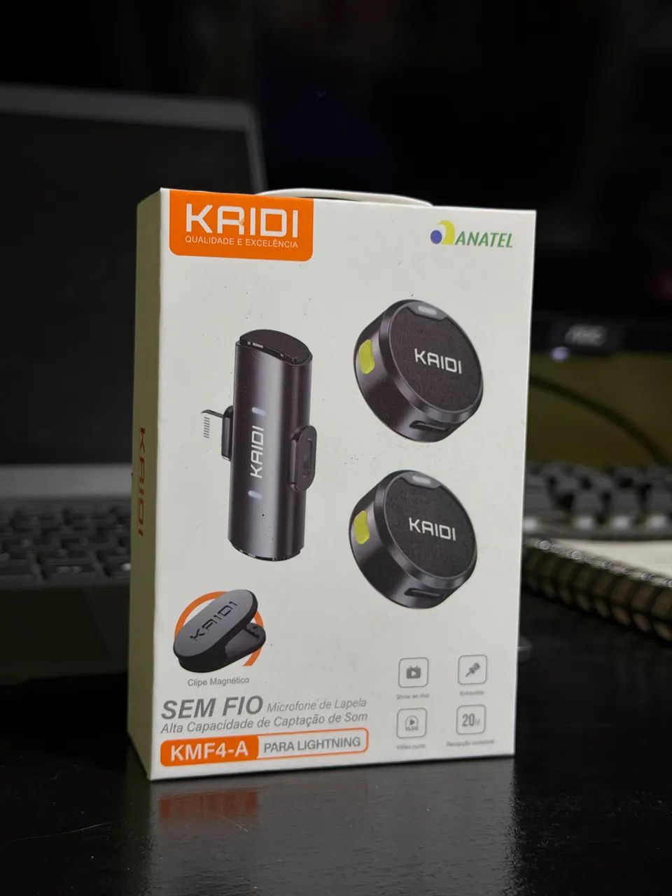 Microfone de Lapela KAID - Foto 4