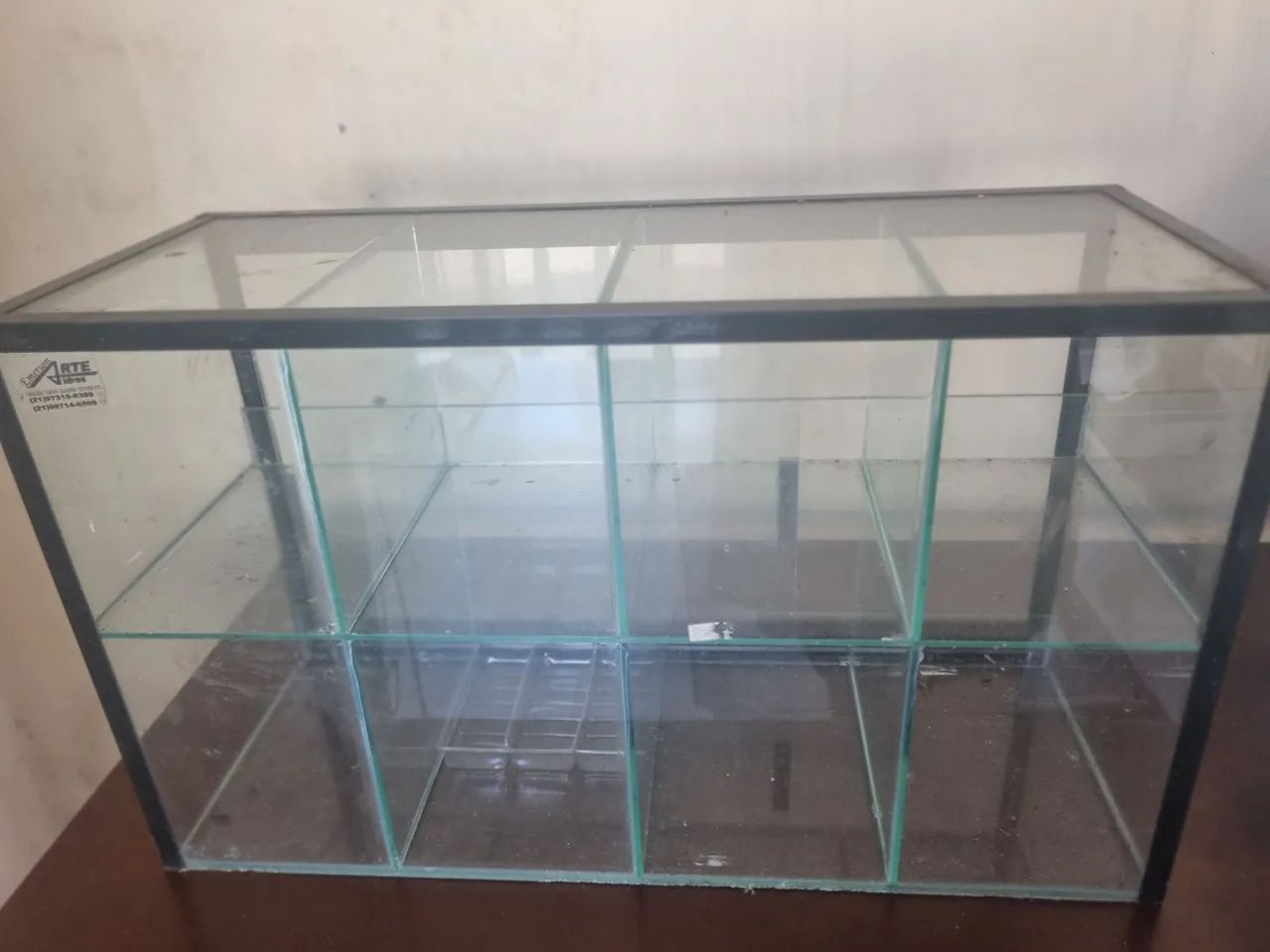 Expositor vidro  comercio