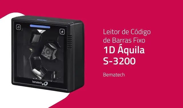 Leitor Código Barras Fixo Mesa Bematech Aquila S-3200 USB - Foto 3