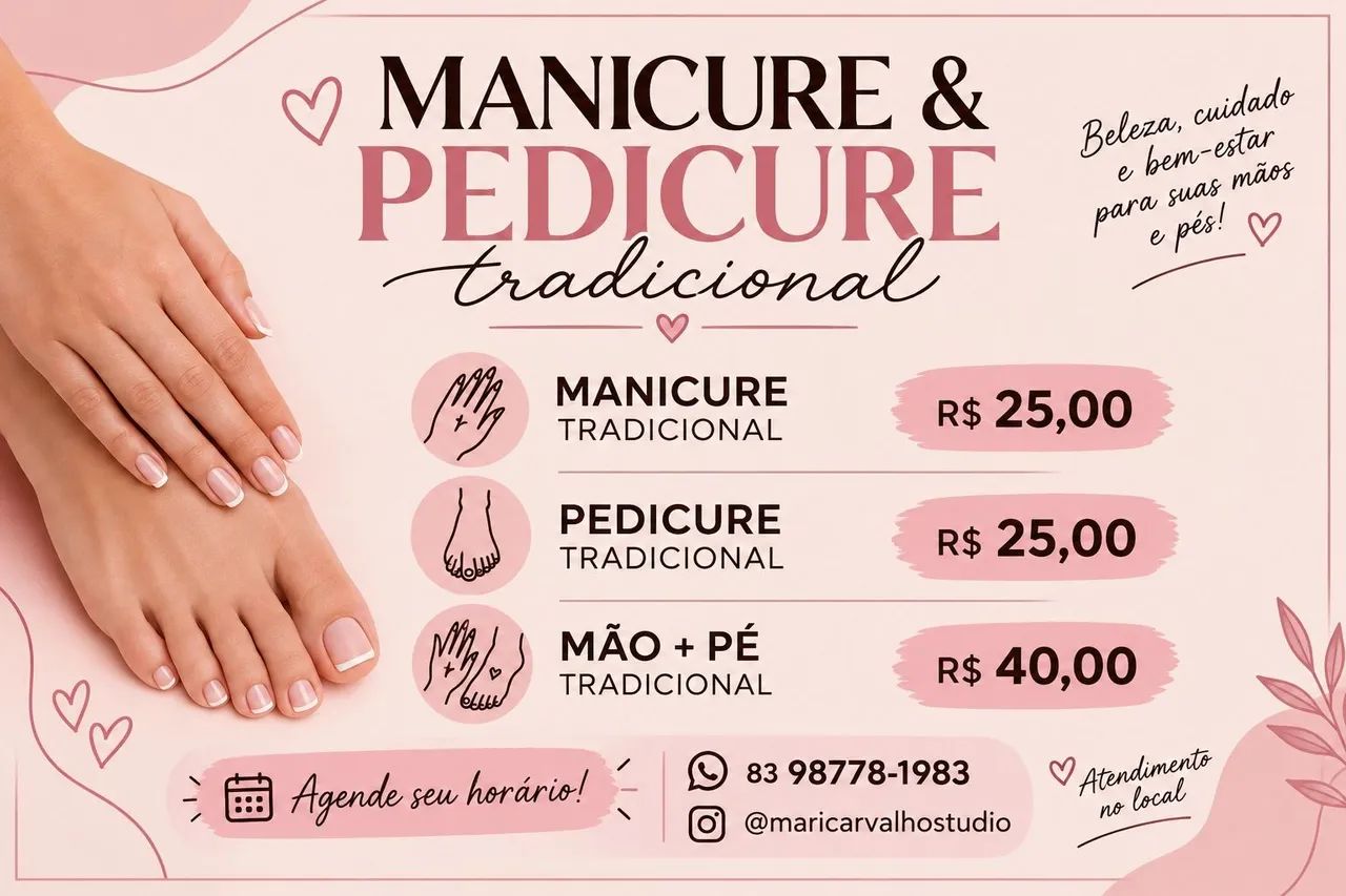 Manicure e Pedicure em Cruz das armas João pessoa, PB