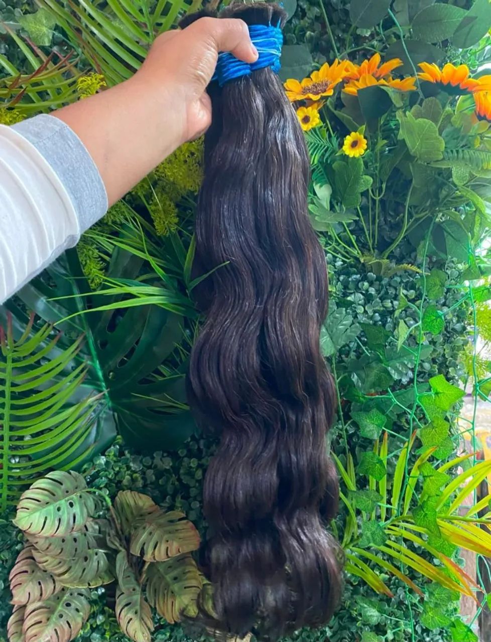 Cabelo humano 65cm
