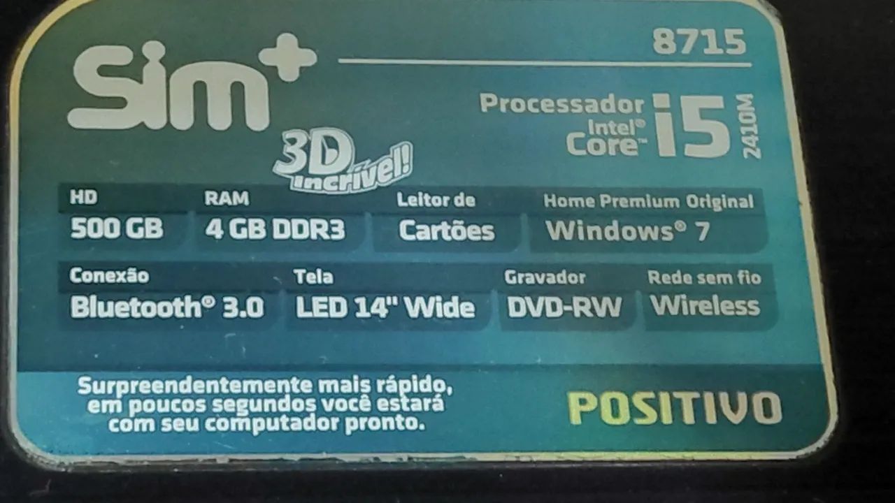 Notebook sim + i5 R$800,00 - Foto 2
