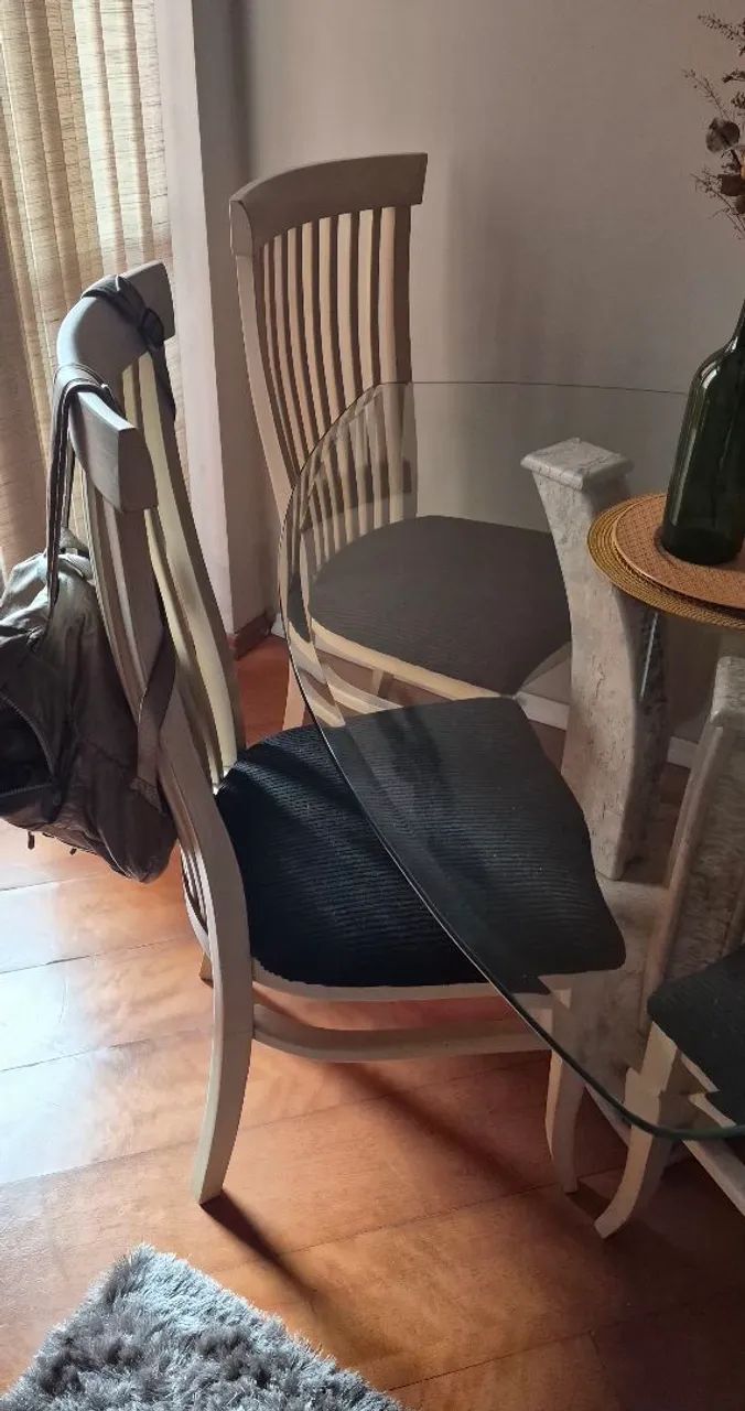Cadeiras avulsas ou com mesa de jantar - Foto 3