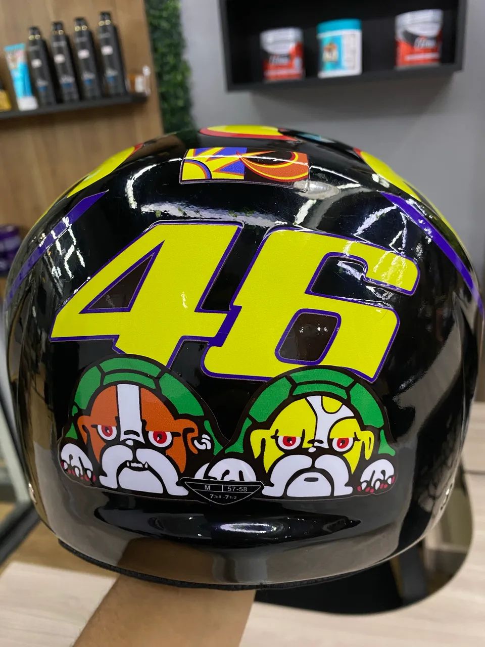 Capacete agv tamanho 57 reformado novo - Foto 2