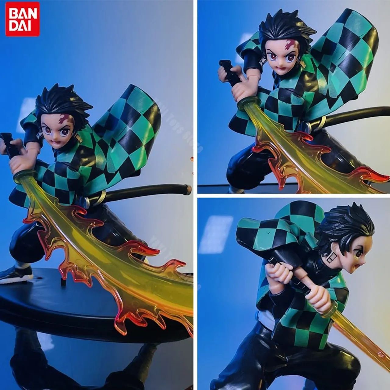 Boneco Tanjiro Miniatura Demon Slayer Kimetsu 14cm - Foto 2