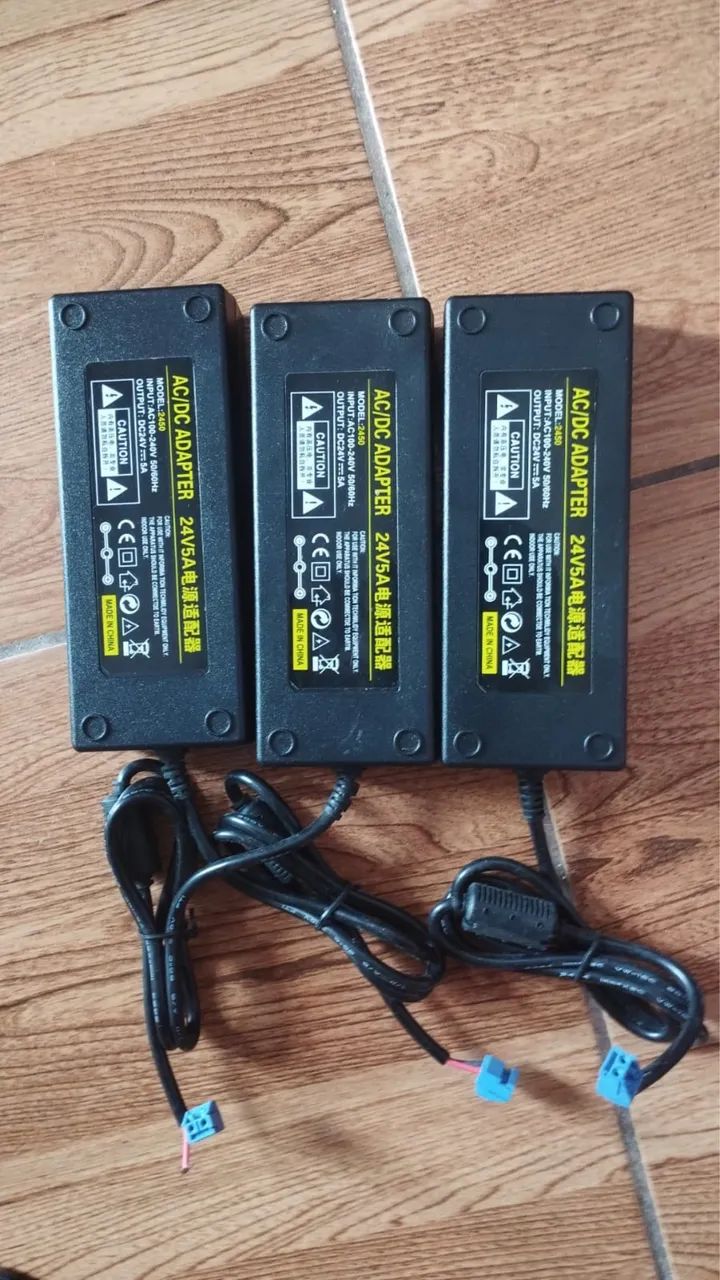Adaptador de energia ca/cc com saída de 24v e 5a - Foto 2