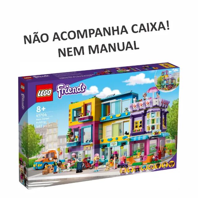 Lego Original - Edifício da rua Principal FRIENDS - Pacotes Lacrados sem caixa sem manual - Foto 2