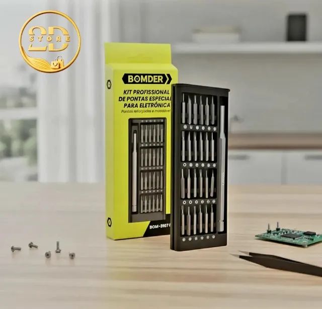 KIT PROFISSIONAL DE FERRAMENTAS PARA ELETRÔNICA BOMVINK - Foto 3
