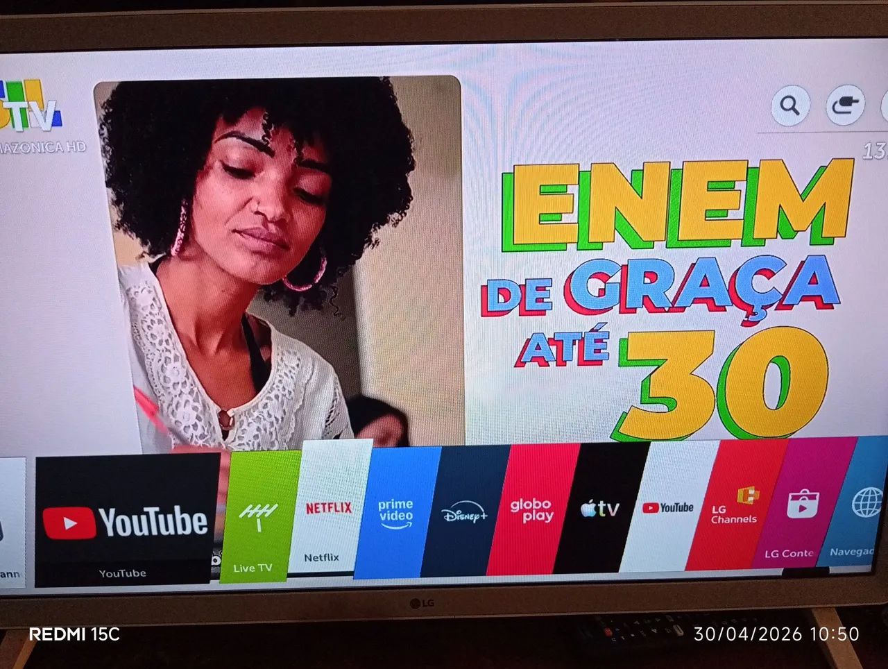 TV Smart 32 polegadas nova com notal fiscal  - Foto 5
