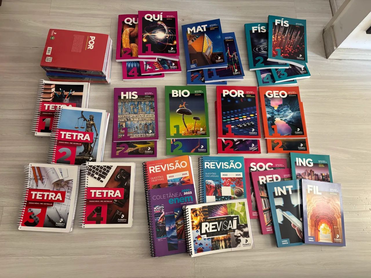 Material completo - Curso Pré-vestibular Poliedro - 2025