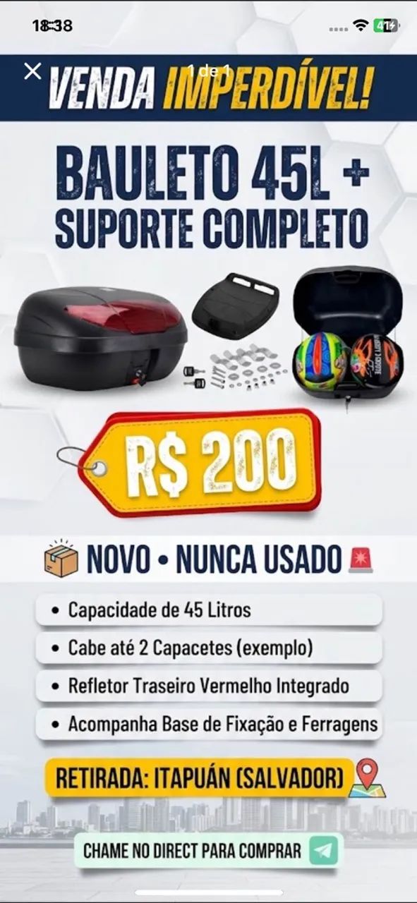 Bau 45 litros