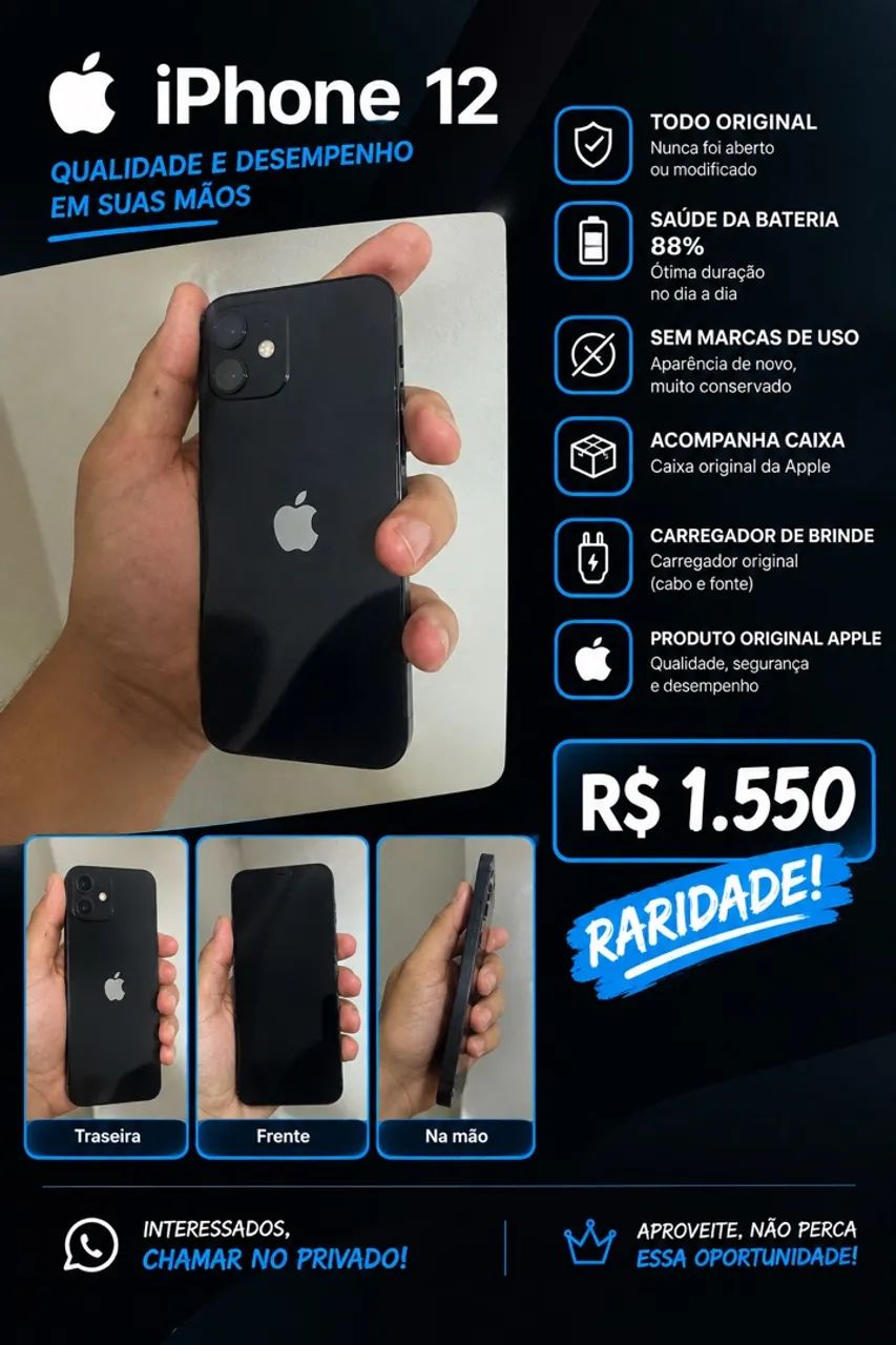 iPhone 12 128gb oportunidade