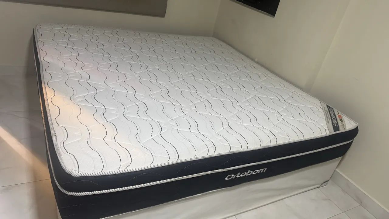 Colchão Ortobom Super King + BASE INCLUSA - Foto 4