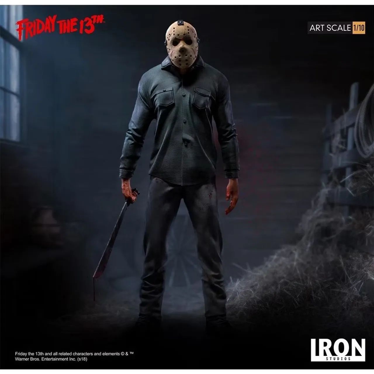 Jason Voorhees 1/10 (regular) Sexta Feira 13 Iron Studios - Foto 5