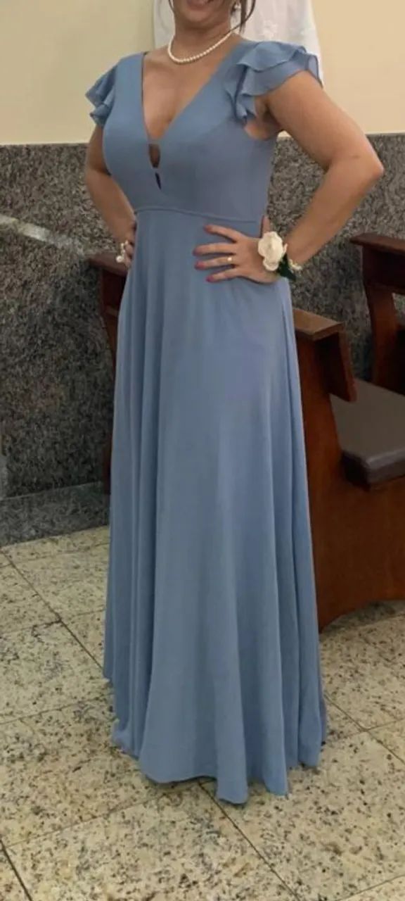 Vestido seda 
