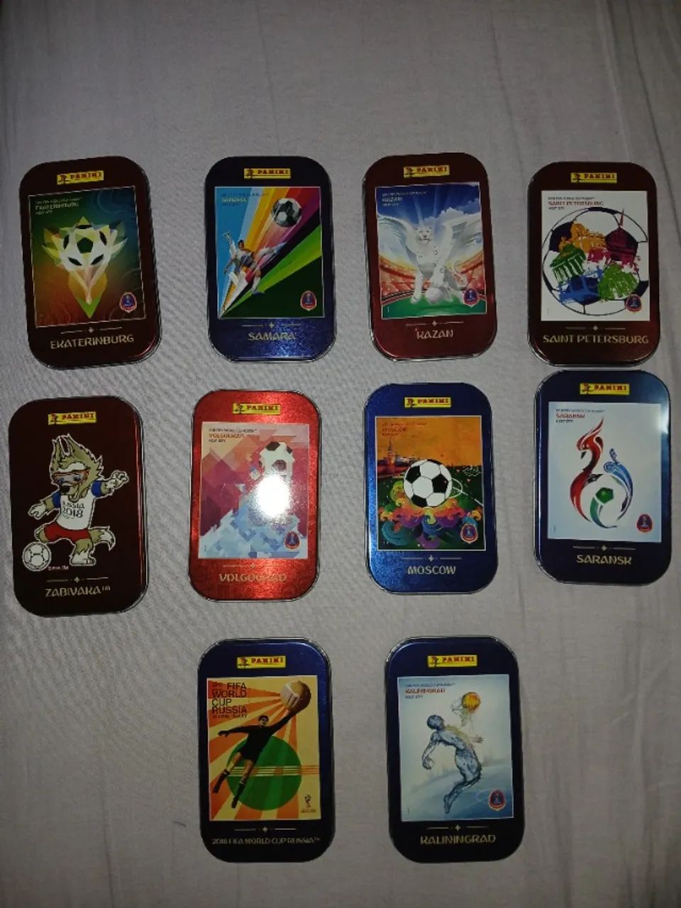 Latas comemorativas estádios copa da Rússia 2018. - Foto 2